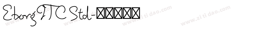 Eborg ITC Std字体转换
